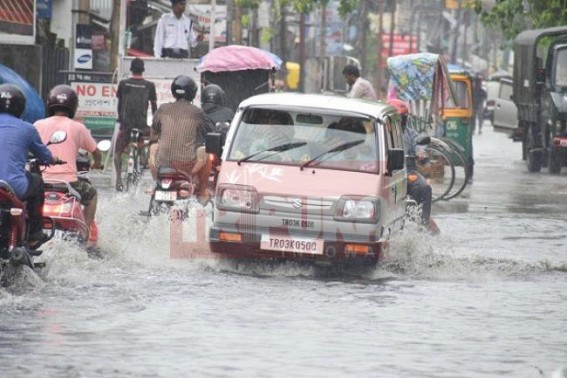 Tripura Urban Development scams continue : Capital City turns into 'garbage-swimming-pool' just after 15 minutes of rain Tripura Urban Development scams continue : Capital City turns into 'garbage-swimming-pool' just after 15 minutes of rain